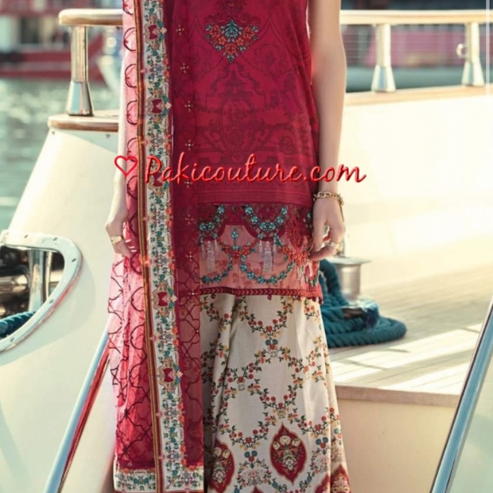 New 3 piece Maria b lawn dress women